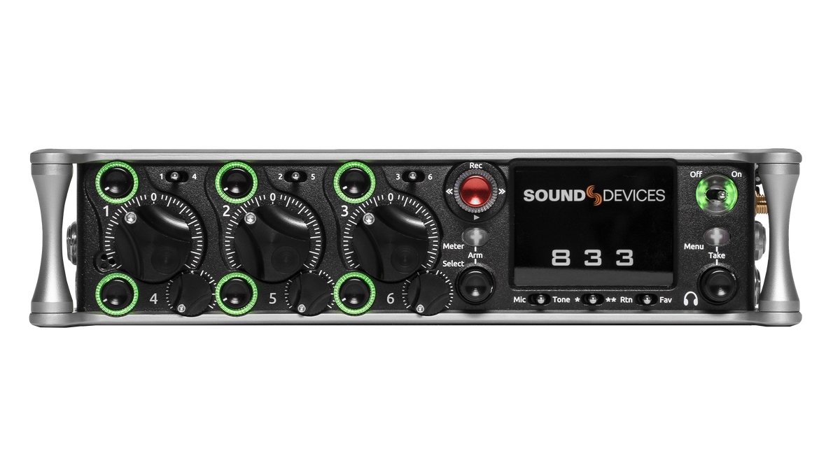 Sound Devices 833 — 833 front