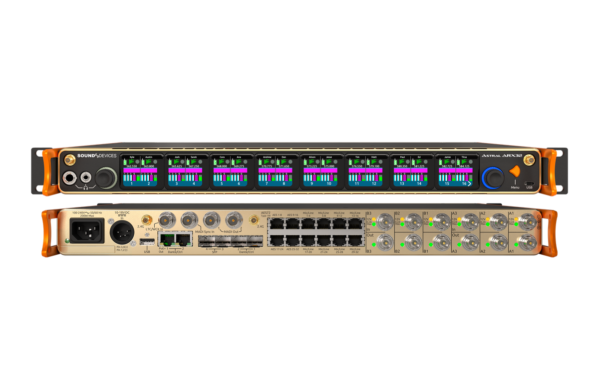 Astral ARX32 — Astral ARX32 Front and Rear Panel 1