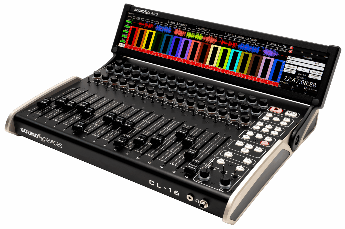 Sound Devices CL16 — Side View CL16 Wave scaled