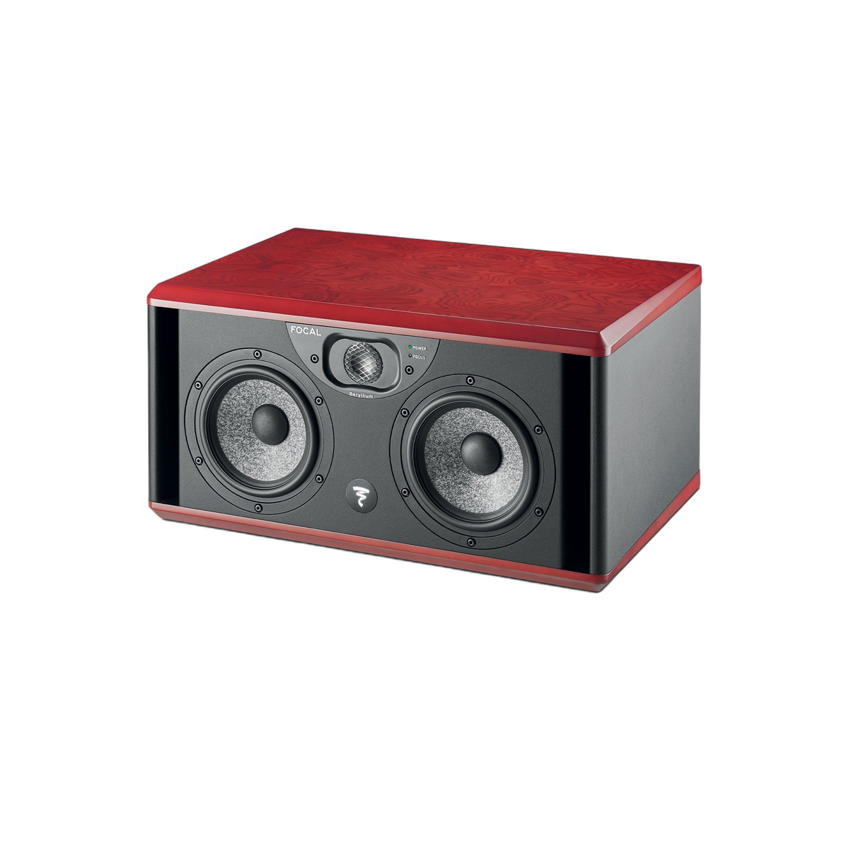 Focal Twin6 ST6 red finish — three-quarter front view