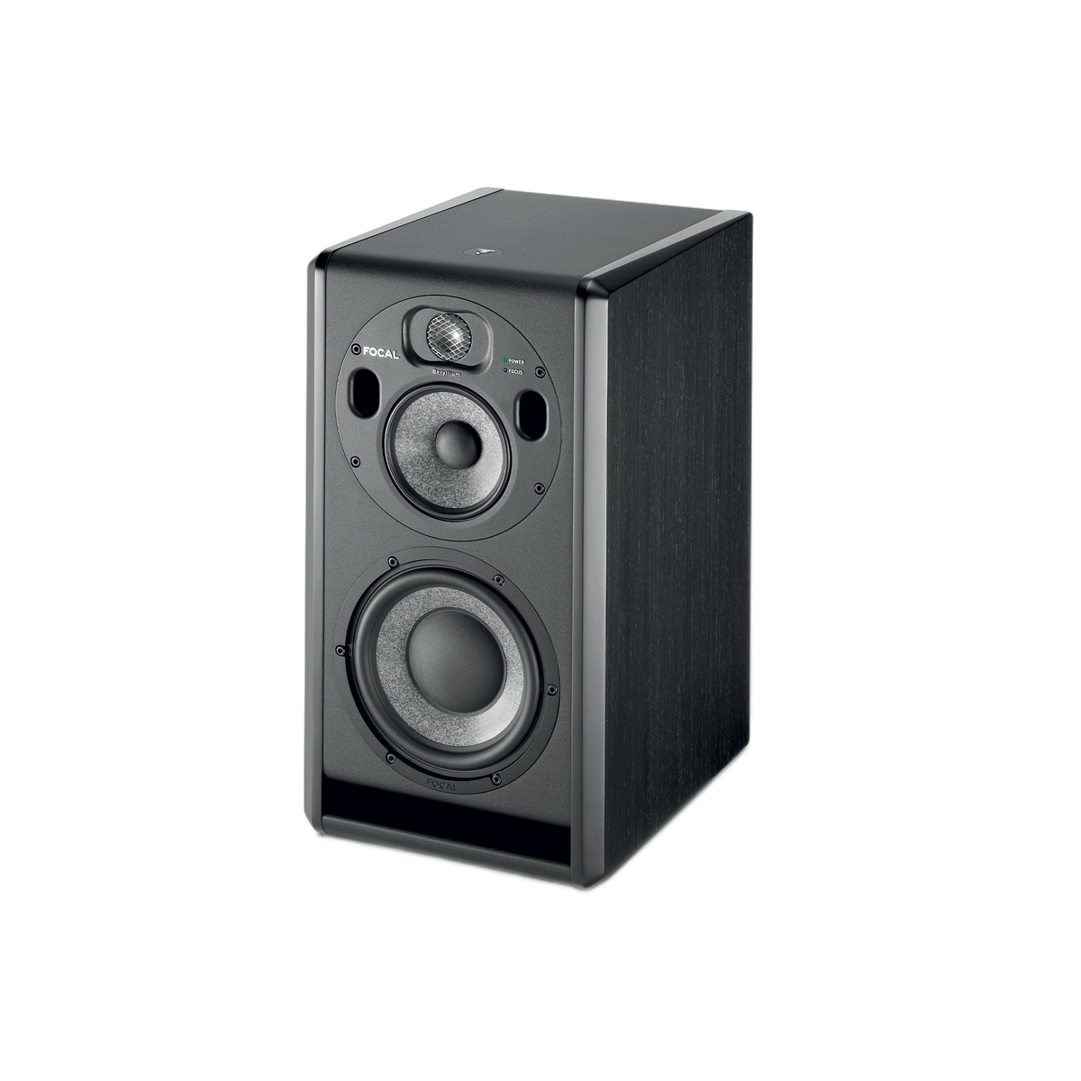 Focal Trio6 Black — front three-quarter view