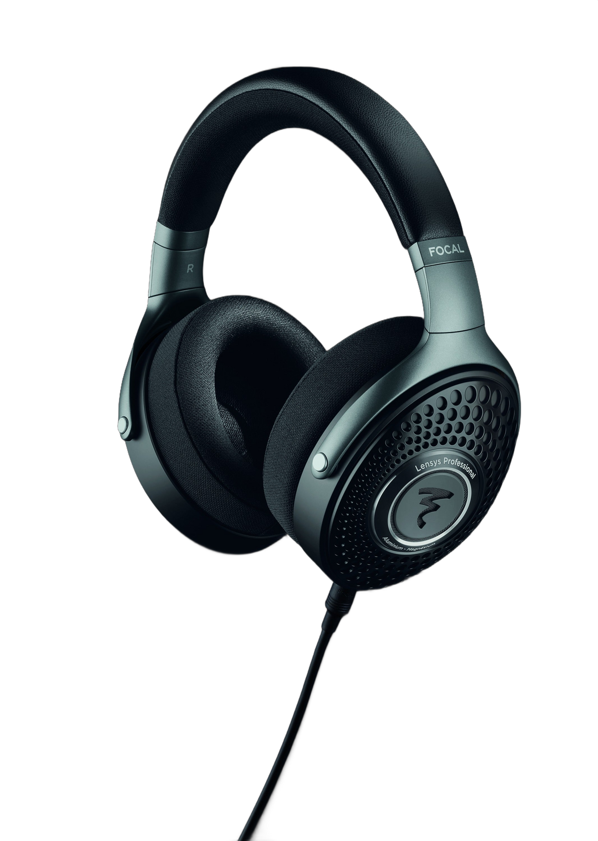 Focal Lensys Professional — three-quarter view on dark background