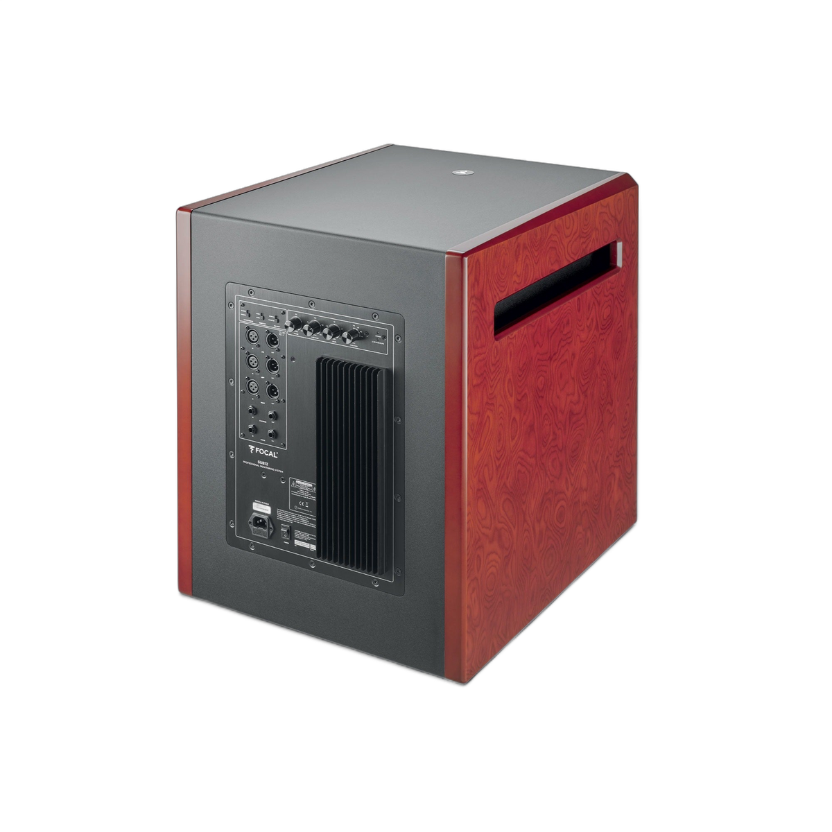 Focal Sub12 ST6 subwoofer — three-quarter rear view