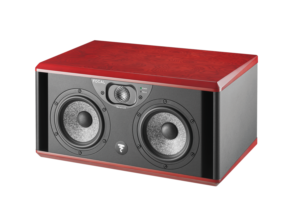 Focal Twin6 ST6 red finish — three-quarter front view